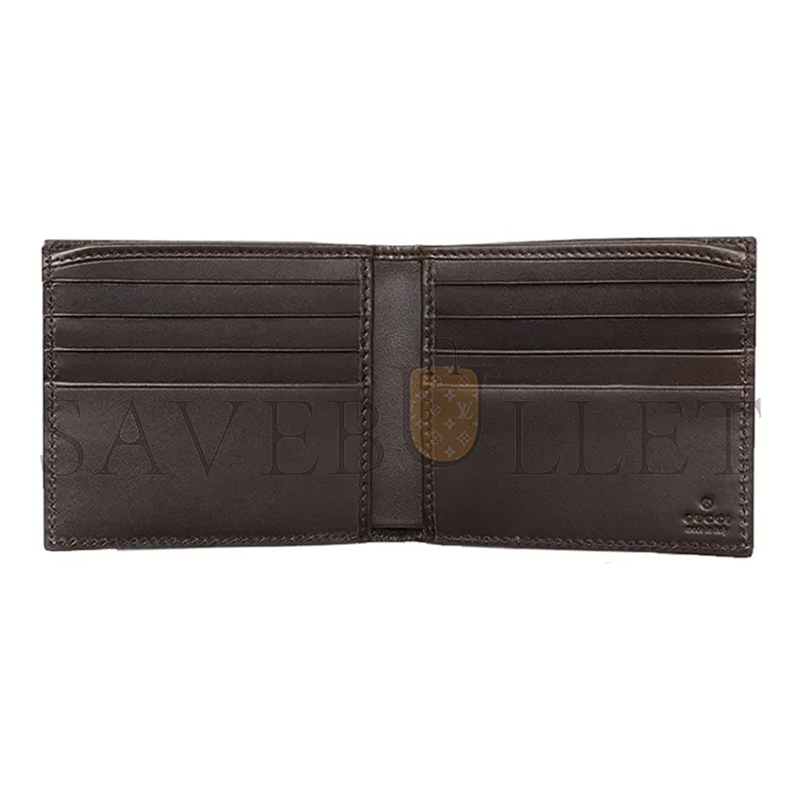 GUCCI GG SUPREME BILLFOLD WALLET 408827 (21*9cm)